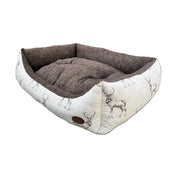 Snug & Cosy Moorland Stag Dog Bed - XXL