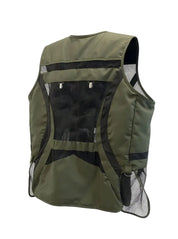 Clayclo Men's Olympia Pro Shell Vest - Olive Green & Black Mesh