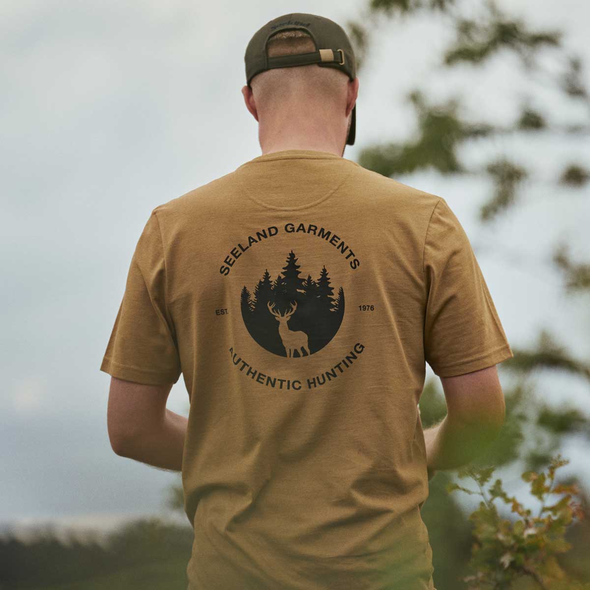 Seeland Saker T-Shirt - Antique Bronze Melange