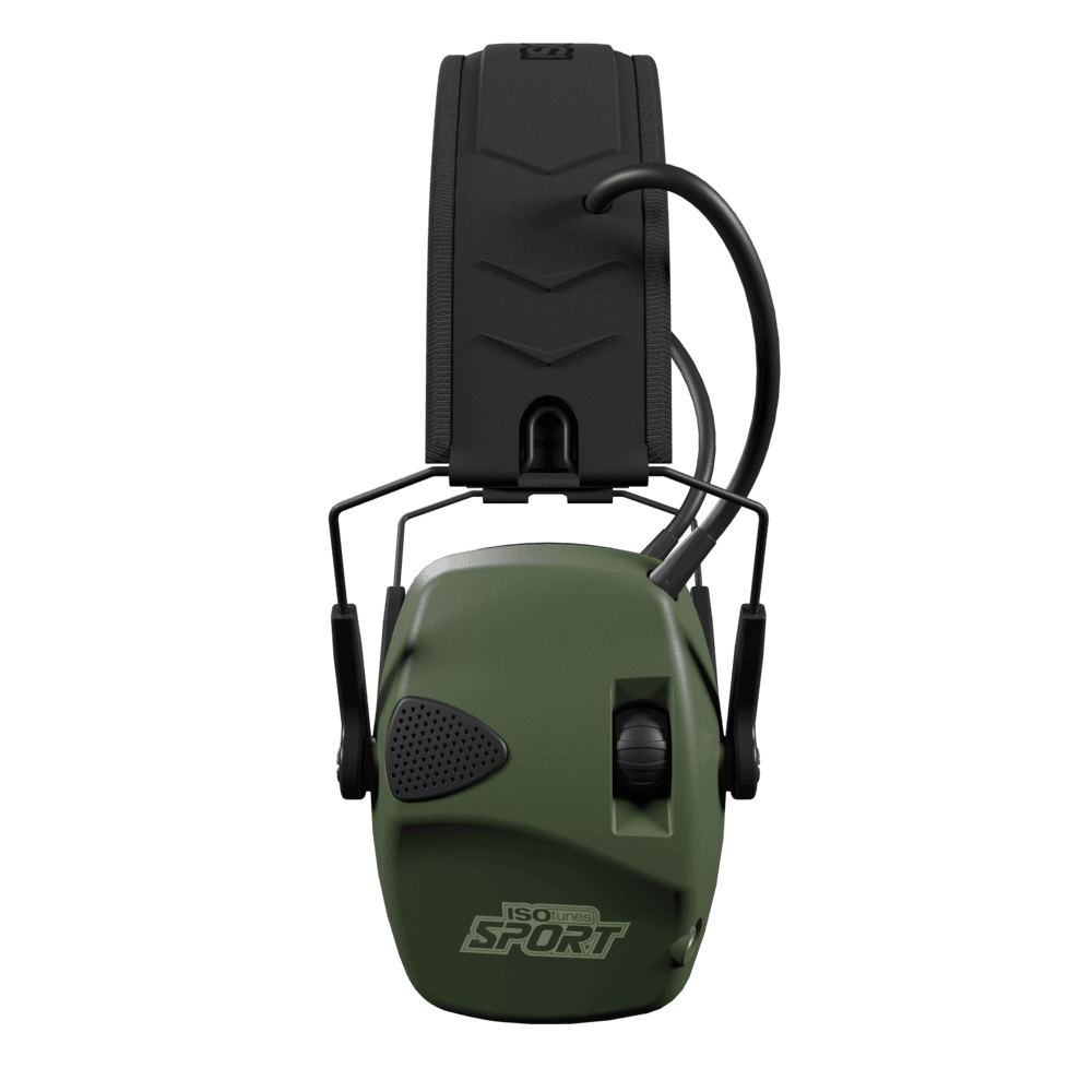 ISOTunes Sport Defy Slim Ear Defenders - Green