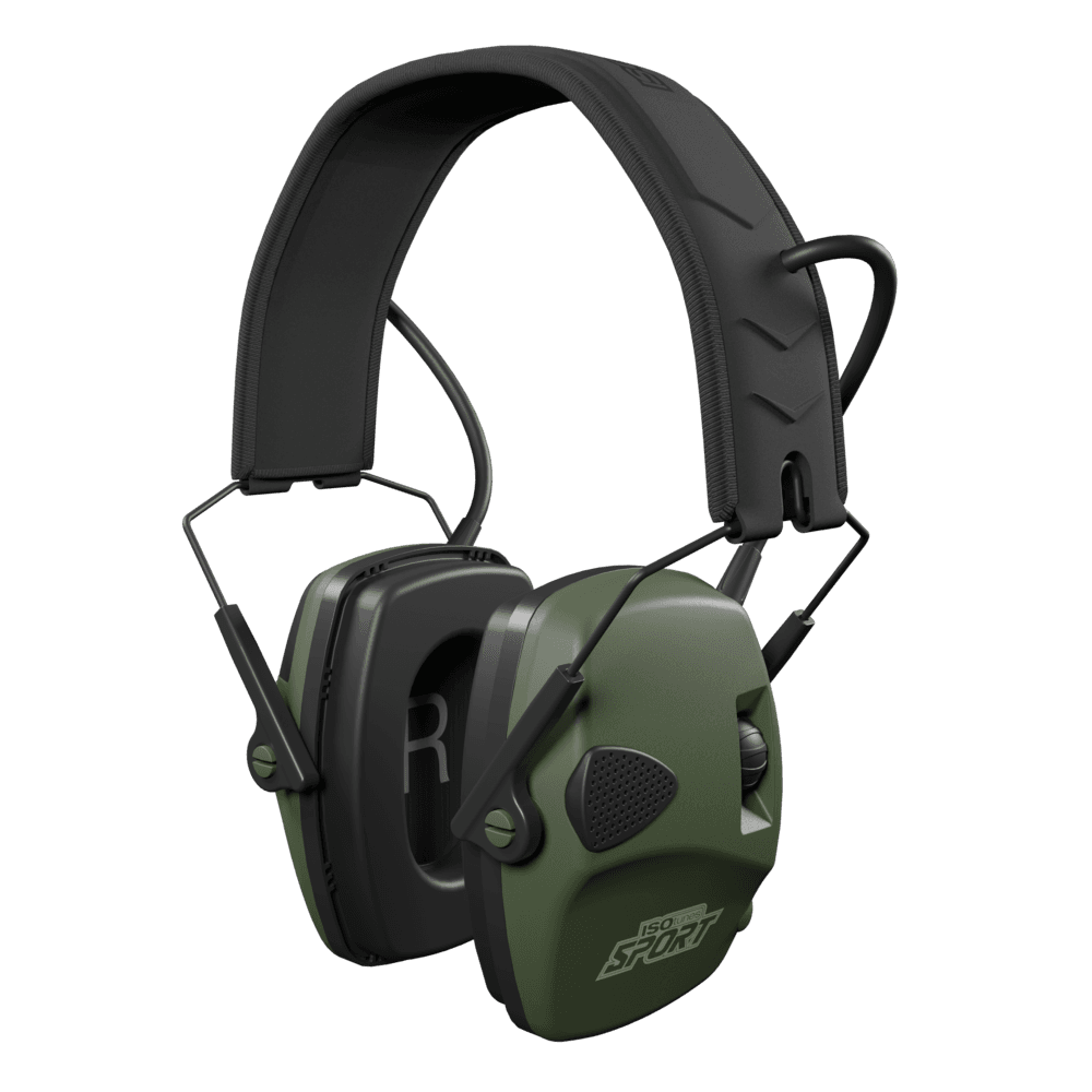 ISOTunes Sport Defy Slim Ear Defenders - Green