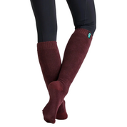 Ridgeline Cotton Work Socks Full Length 3 Pack - Oxblood