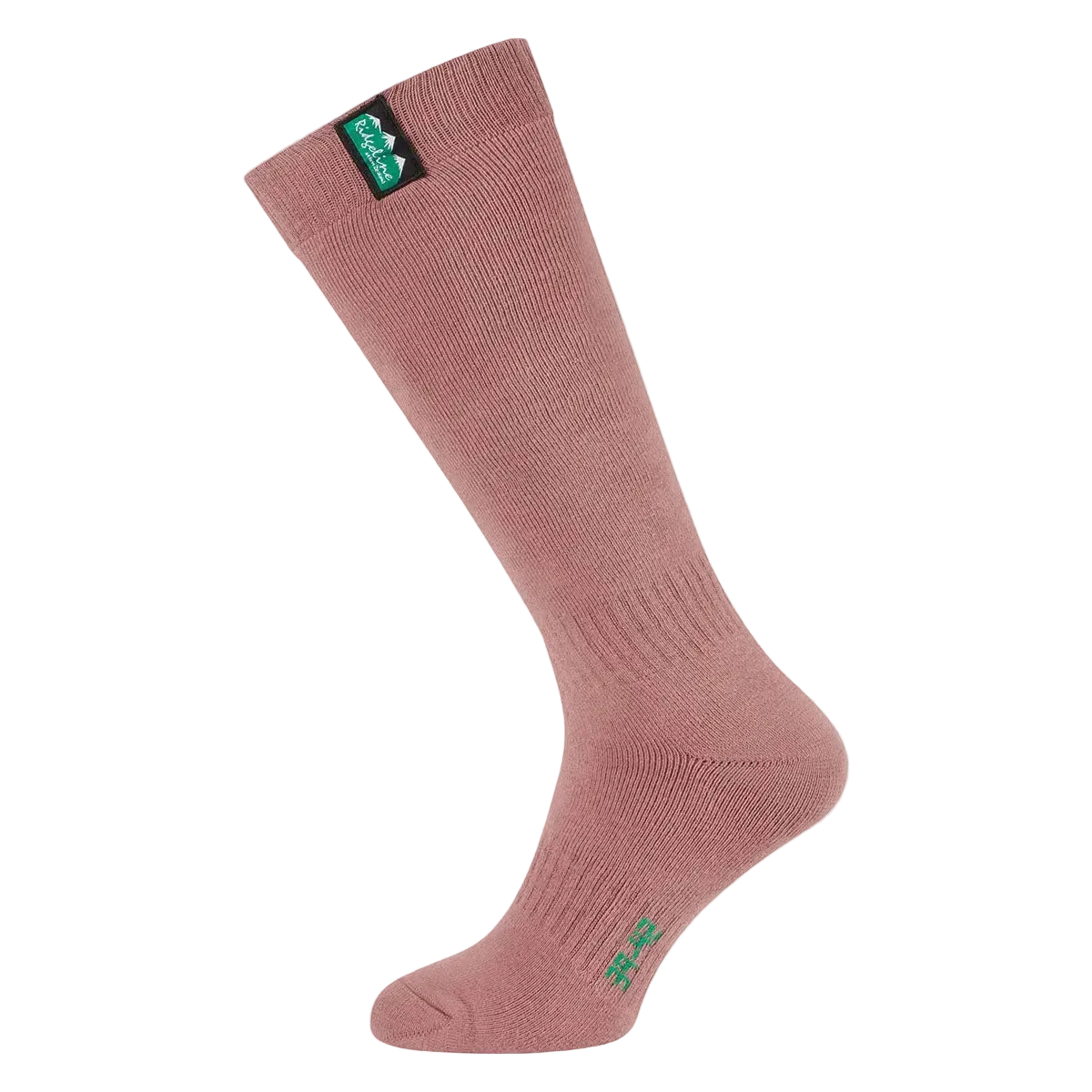 Ridgeline Cotton Work Socks Full Length 3 Pack - Oxblood