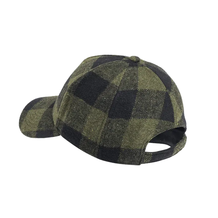 Beretta Lodge Checkered Cap - Green Moss Check