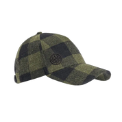 Beretta Lodge Checkered Cap - Green Moss Check