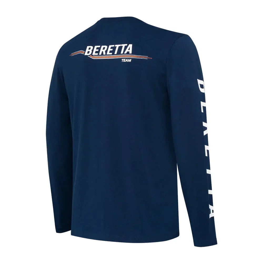 Beretta Team Long Sleeved T-Shirt - Blue Total Eclipse