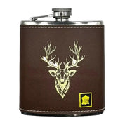 Bisley Leather 6oz Hip Flask