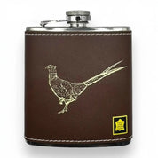 Bisley Leather 6oz Hip Flask