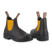 Blundstone 1919 Leather Chelsea Boots - Brown/Mustard