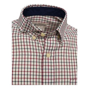 Beretta Ellis Shirt - Ivory & Green Check