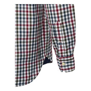 Beretta Ellis Shirt - White & Bordeaux Check