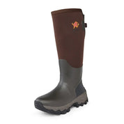 Gateway1 Woodwalker Wide Lady 17" Wellingtons - Dark Brown