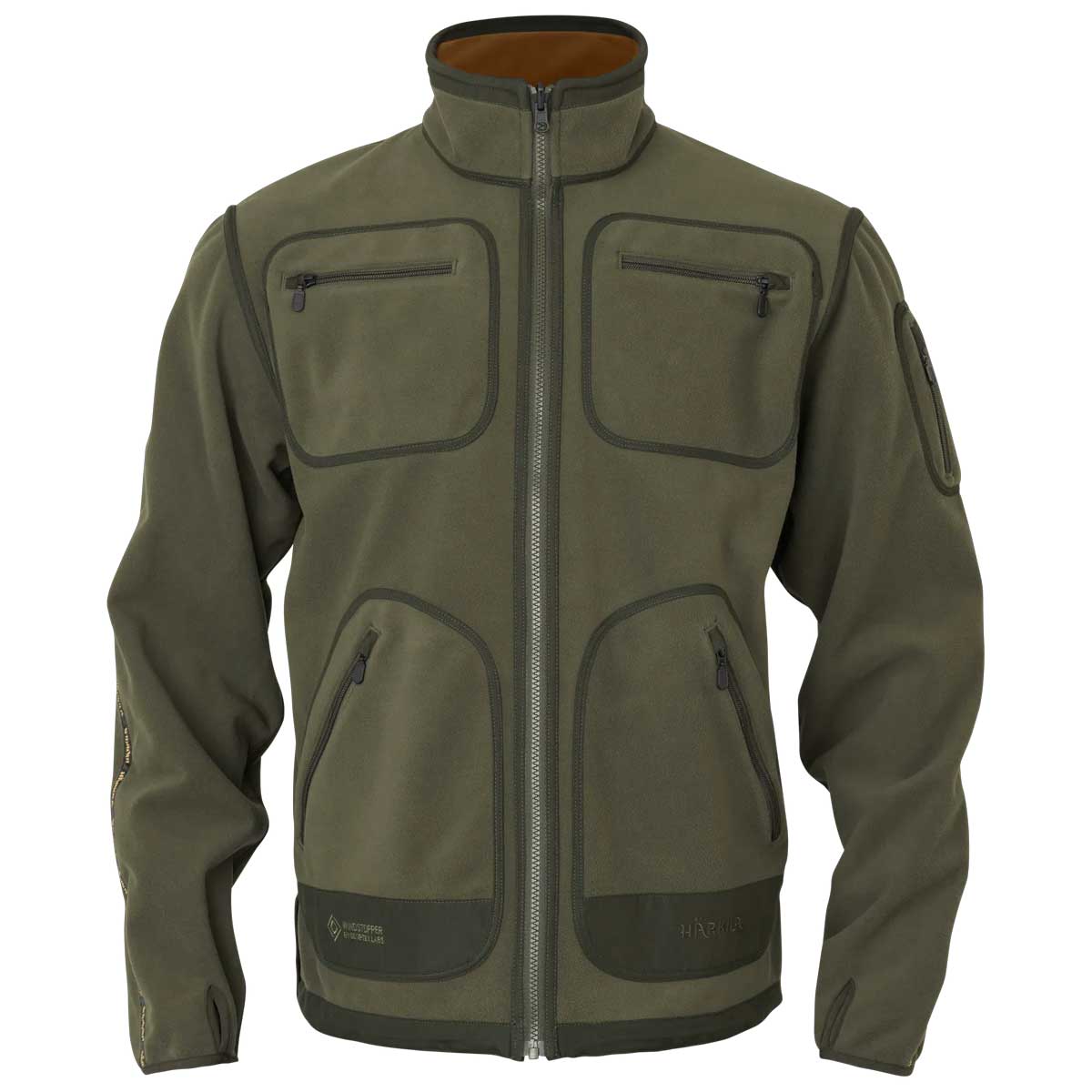 harkila-kamko-fleece-mens-reversible-windstopper-forest-night-rustique-clay-forest-fornt.jpg