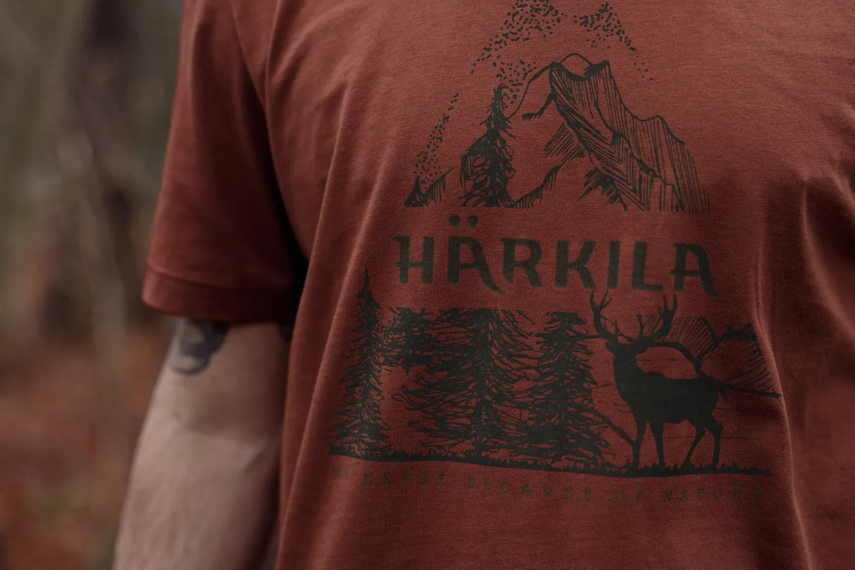 Harkila Nature S/S T-Shirt - Autumn Orange