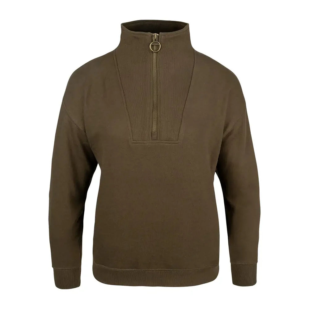 Jack Pyke Ladies Half Zip Sweatshirt - Olive