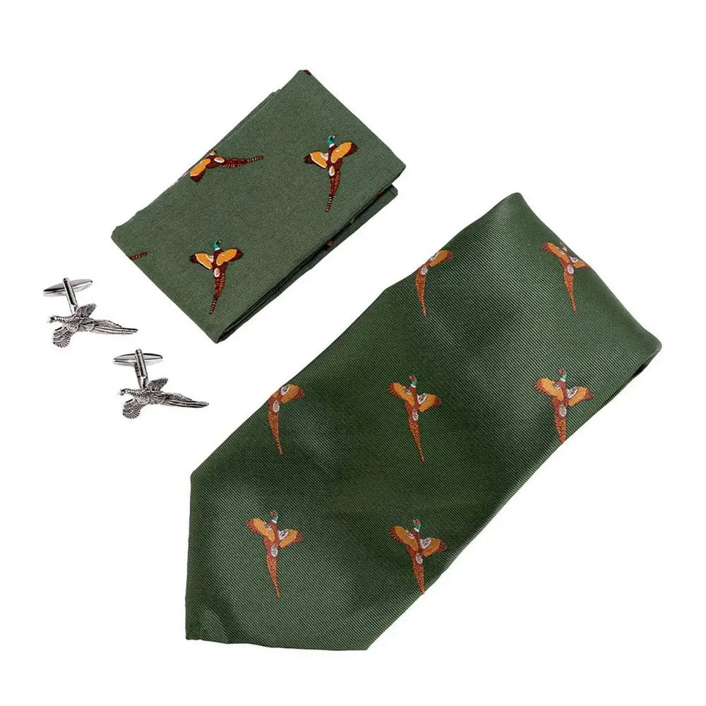 Jack Pyke Tie, Hanky and Cufflinks Gift Set