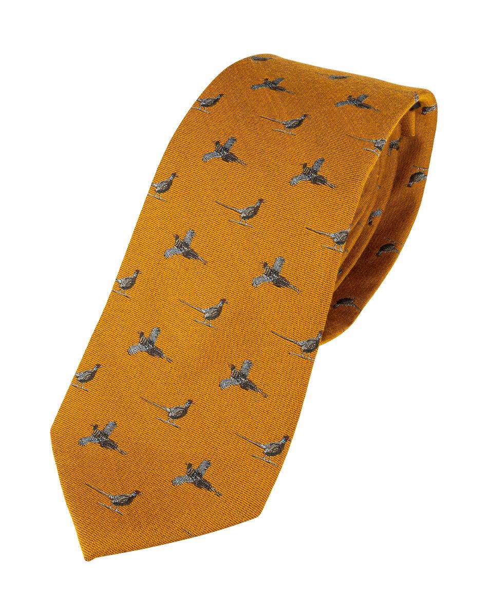 Jack Pyke Silk Pheasant Tie - Mustard