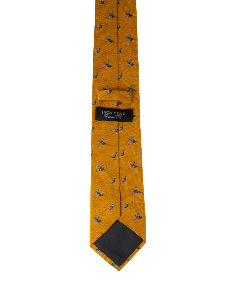 Jack Pyke Silk Pheasant Tie - Mustard