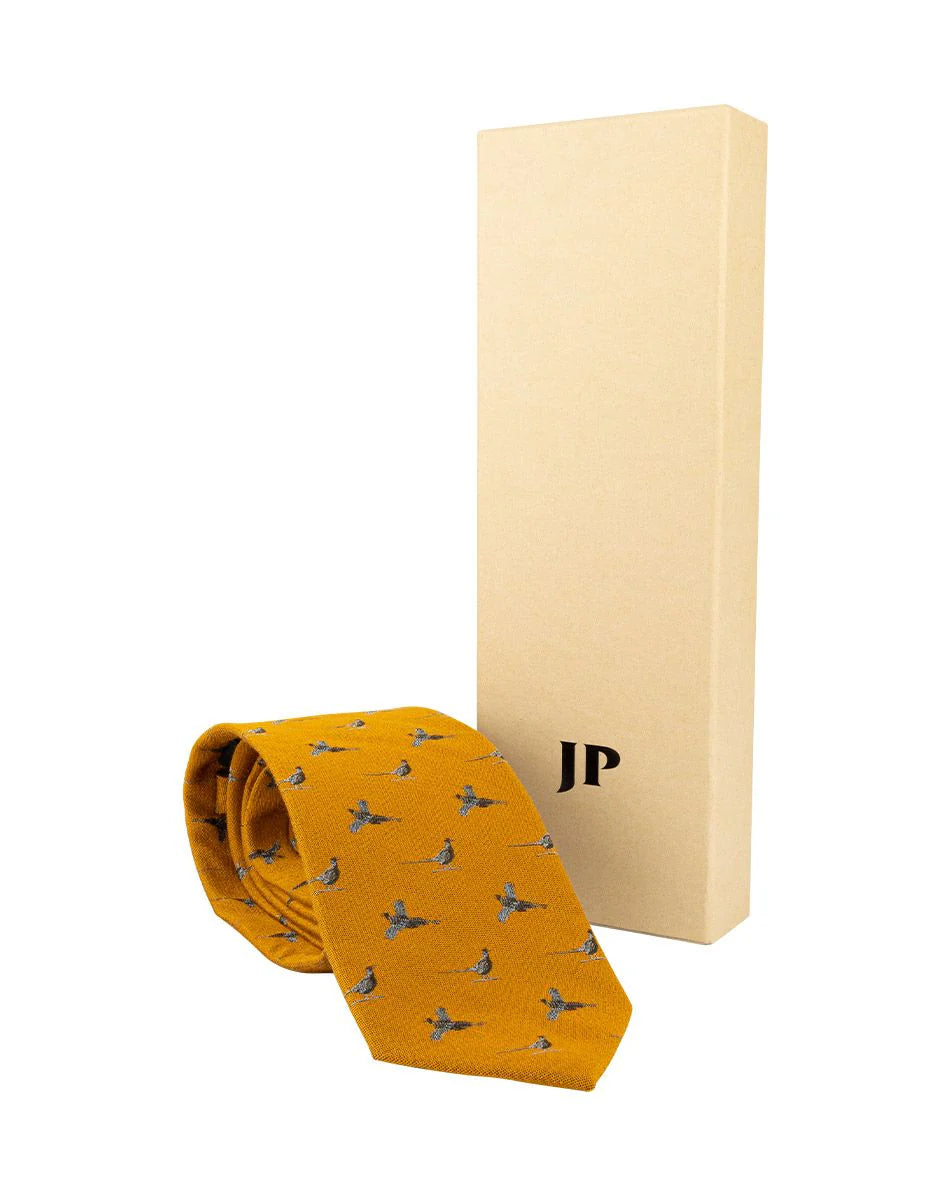 Jack Pyke Silk Pheasant Tie - Mustard