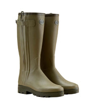 Le Chameau Men's Chasseur Neo Wellington Boots - Vert Vierzon (Black Neoprene)
