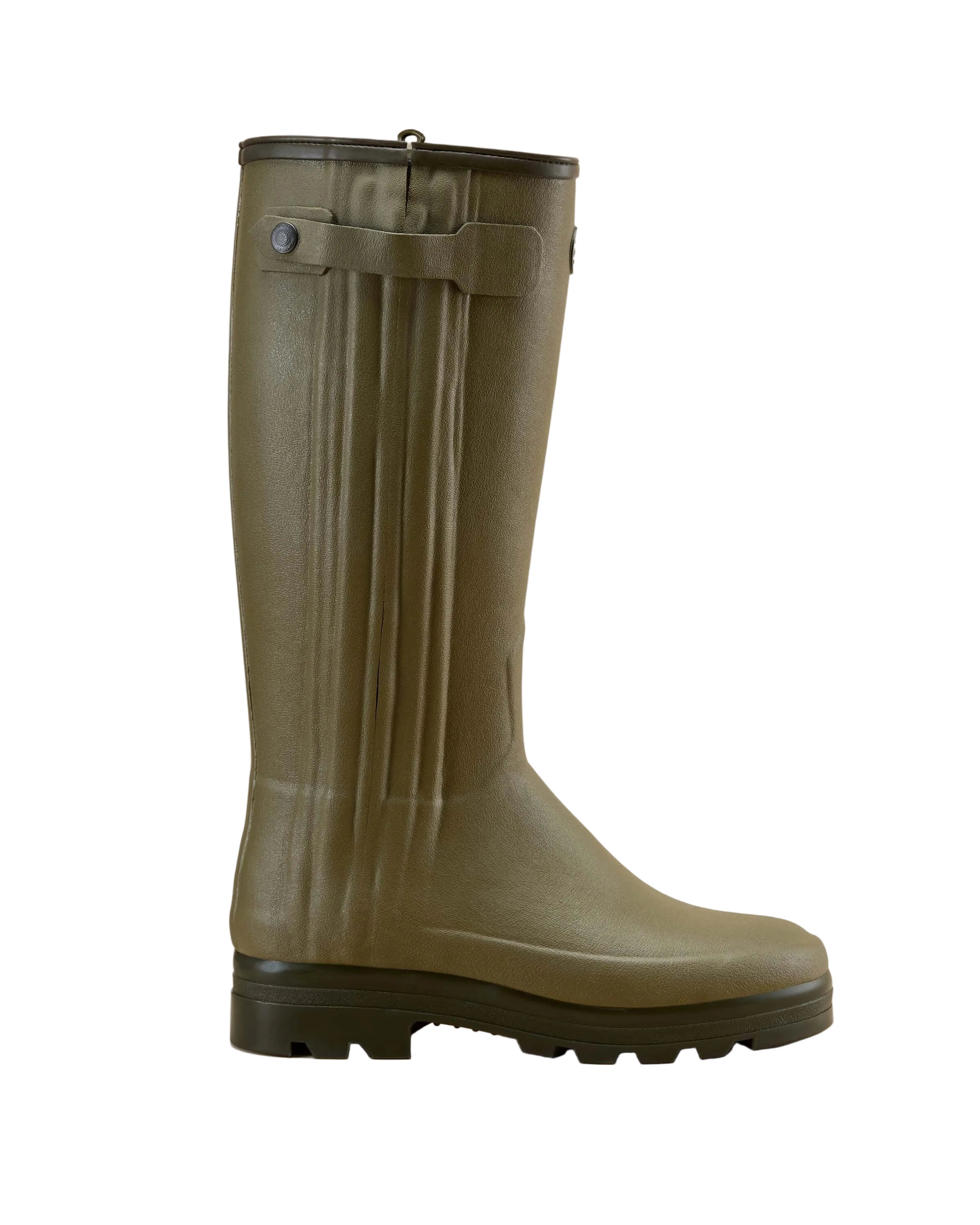 Le Chameau Men's Chasseur Neo Wellington Boots - Vert Vierzon (Black Neoprene)