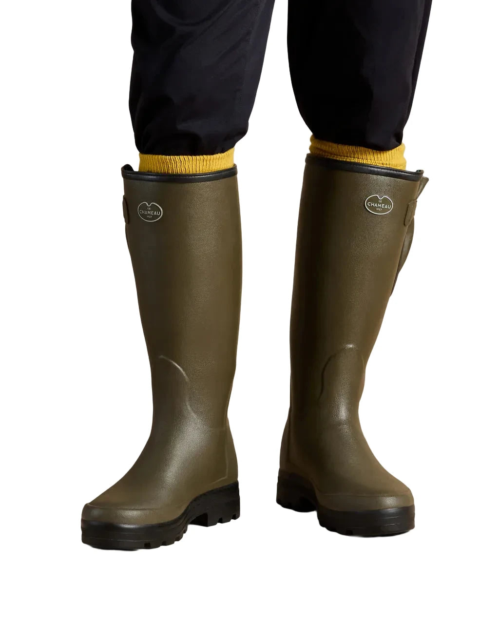 Le Chameau Men's Vierzonord Wellingtons - Vert/Black