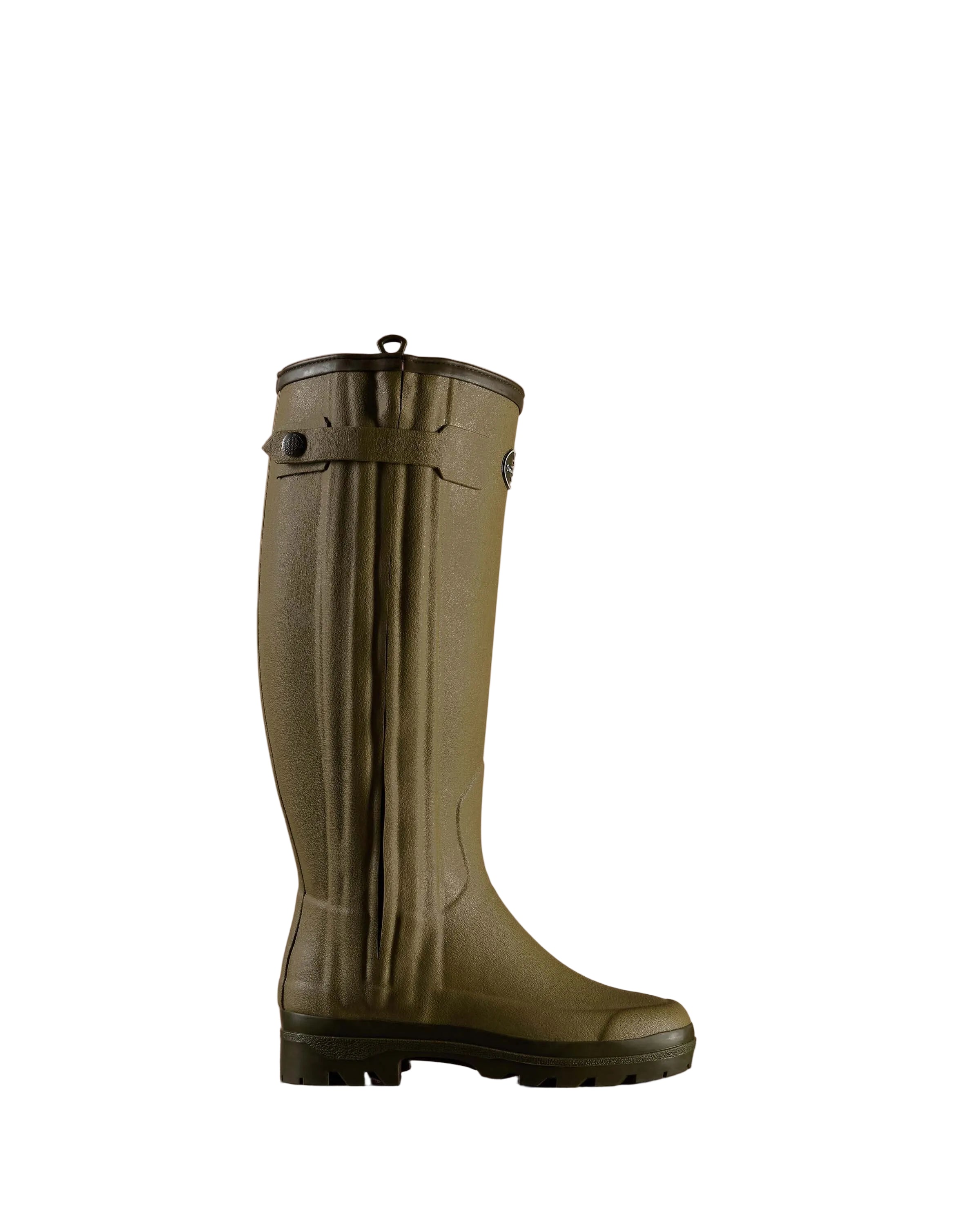 Le Chameau Women's Chasseur Neo Wellington Boots - Vert Vierzon (Black Neoprene)