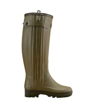 Le Chameau Women's Chasseur Neo Wellington Boots - Vert Vierzon (Black Neoprene)