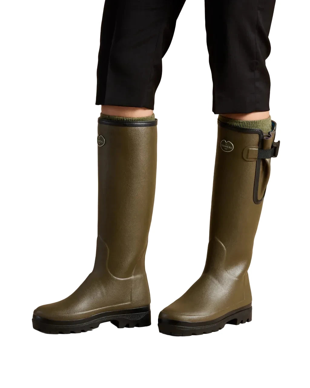 Le Chameau Women's Vierzonord Wellingtons - Vert/Black