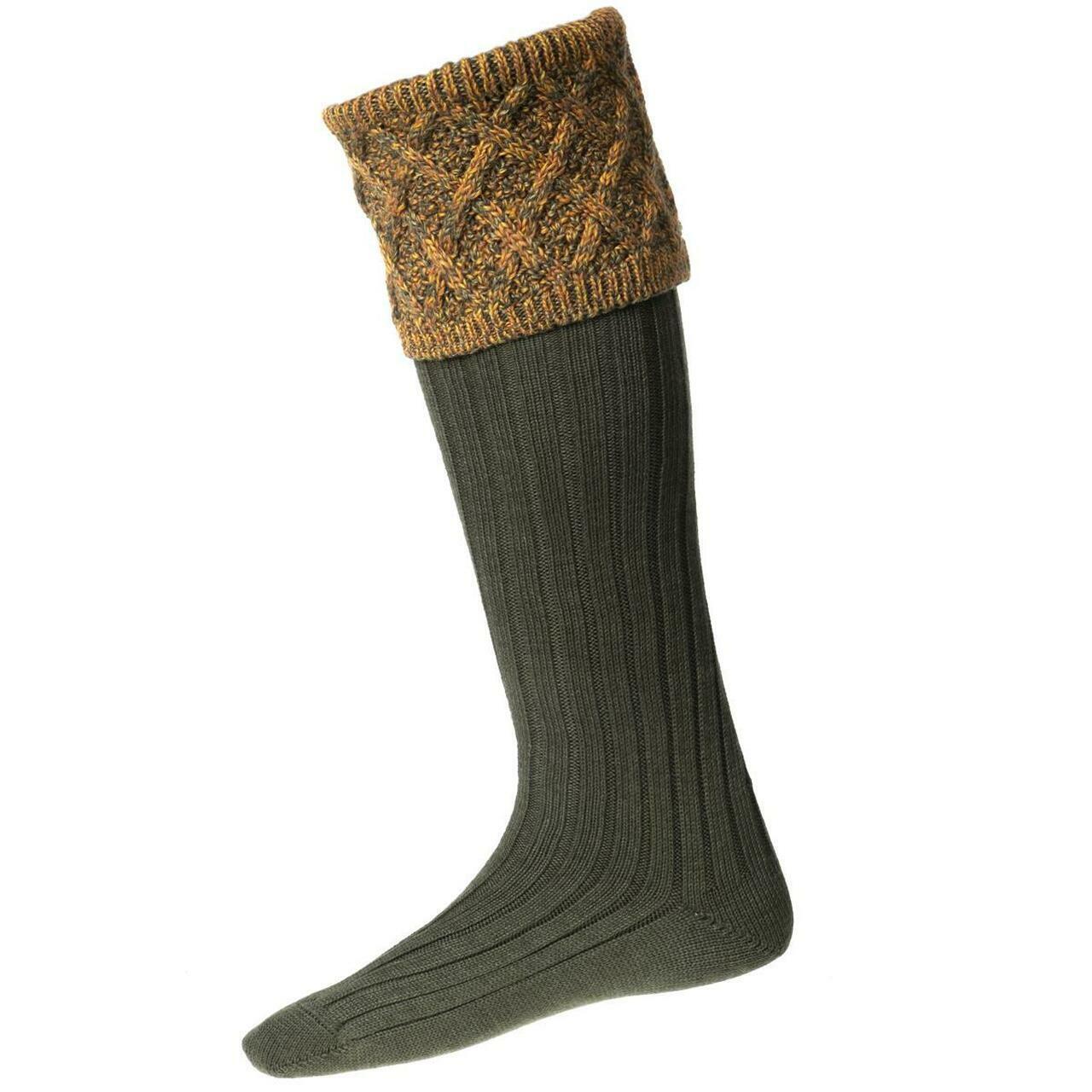 House of Cheviot Forres Socks - Spruce
