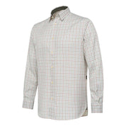 Beretta Charlow Shirt - Ivory & Blue Check