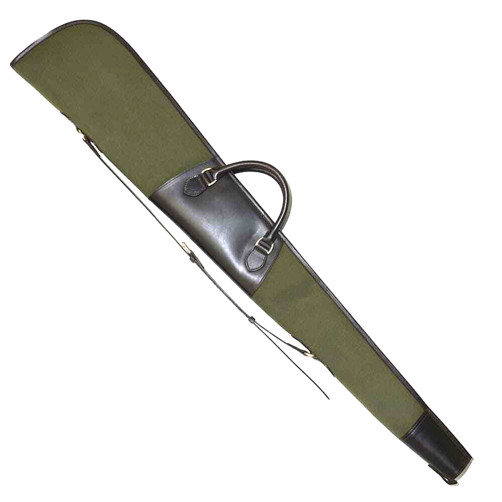 GMK Stockbridge Canvas & Leather Shotgun Slip - Green