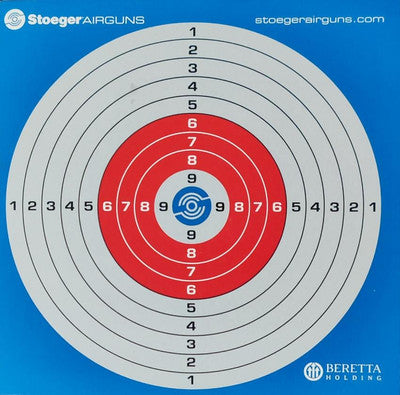 Stoeger Paper Targets - Pack of 100 14x14cm