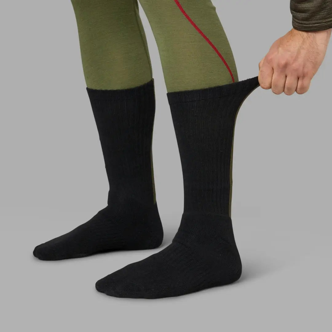 Seeland Moor 3-Pack Socks - Black & Green