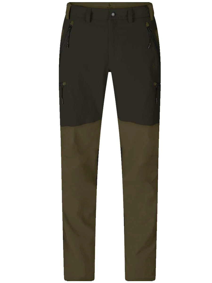 Seeland Outdoor Stretch Trousers - Grizzy Brown/Duffel Green