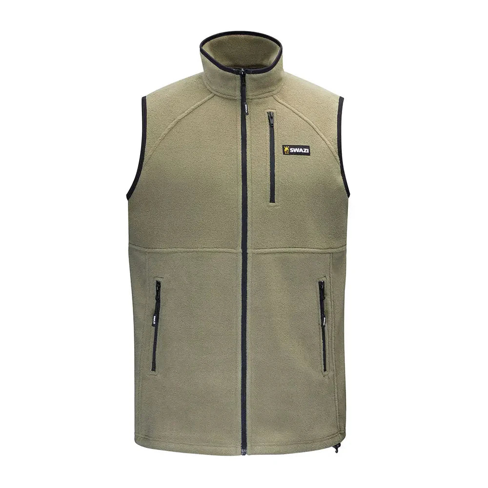 Swazi Sherpa Vest - Olive