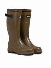 Aigle Parcours 3 Wellington Boots with Neomesh Lining - Vert Olive