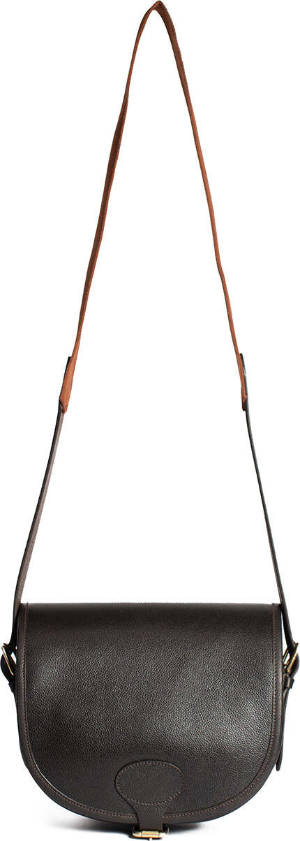 GMK Wickham Leather Loaders Bag - Dark Brown