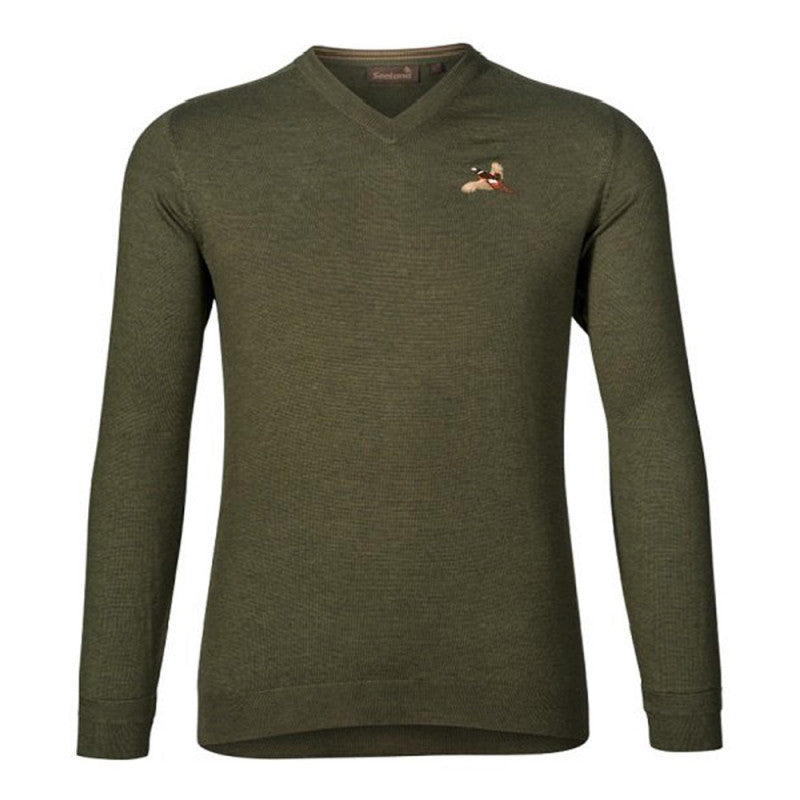 Seeland Woodcock V-Neck Pullover - Classic Green