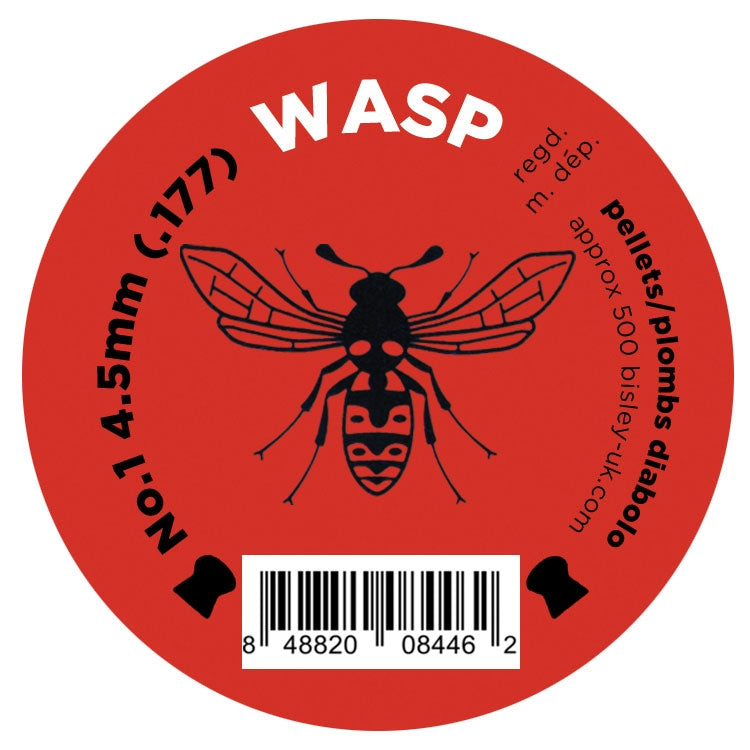 Wasp .177 Pellets x 500 Tin 4.5mm
