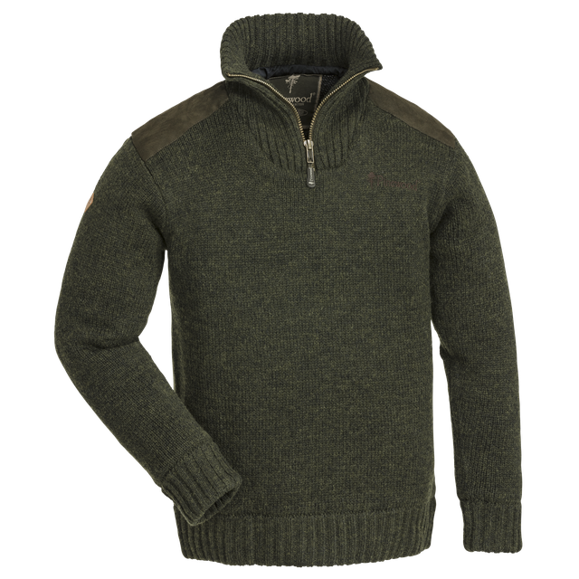 Pinewood Kids Hurricane Sweater - Deep Green Melange
