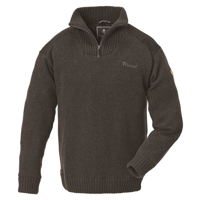 Pinewood Men's Hurricane Sweater - Brown Melange