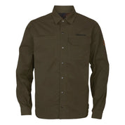 Harkila Eirik Reversible Shirt Jacket - Dark Warm Olive/Burgundy