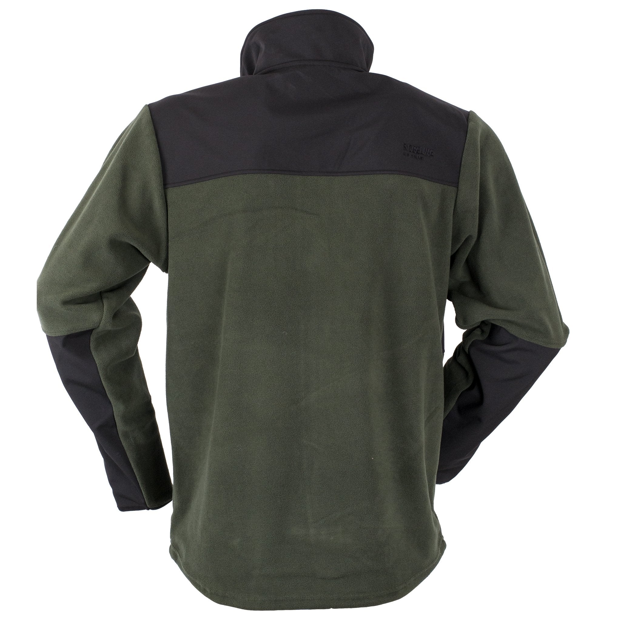 Ridgeline Hybrid Fleece Jacket - Olive/Black