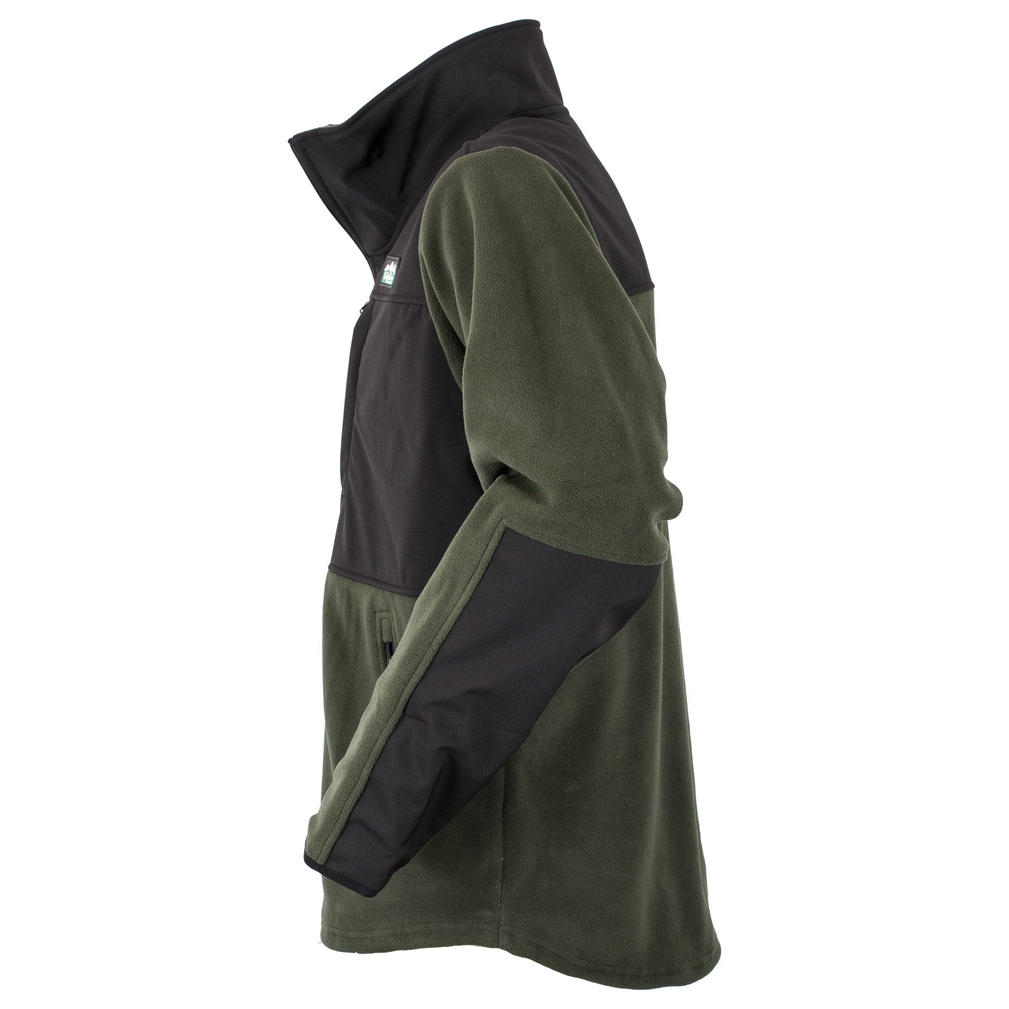 Ridgeline Hybrid Fleece Jacket - Olive/Black