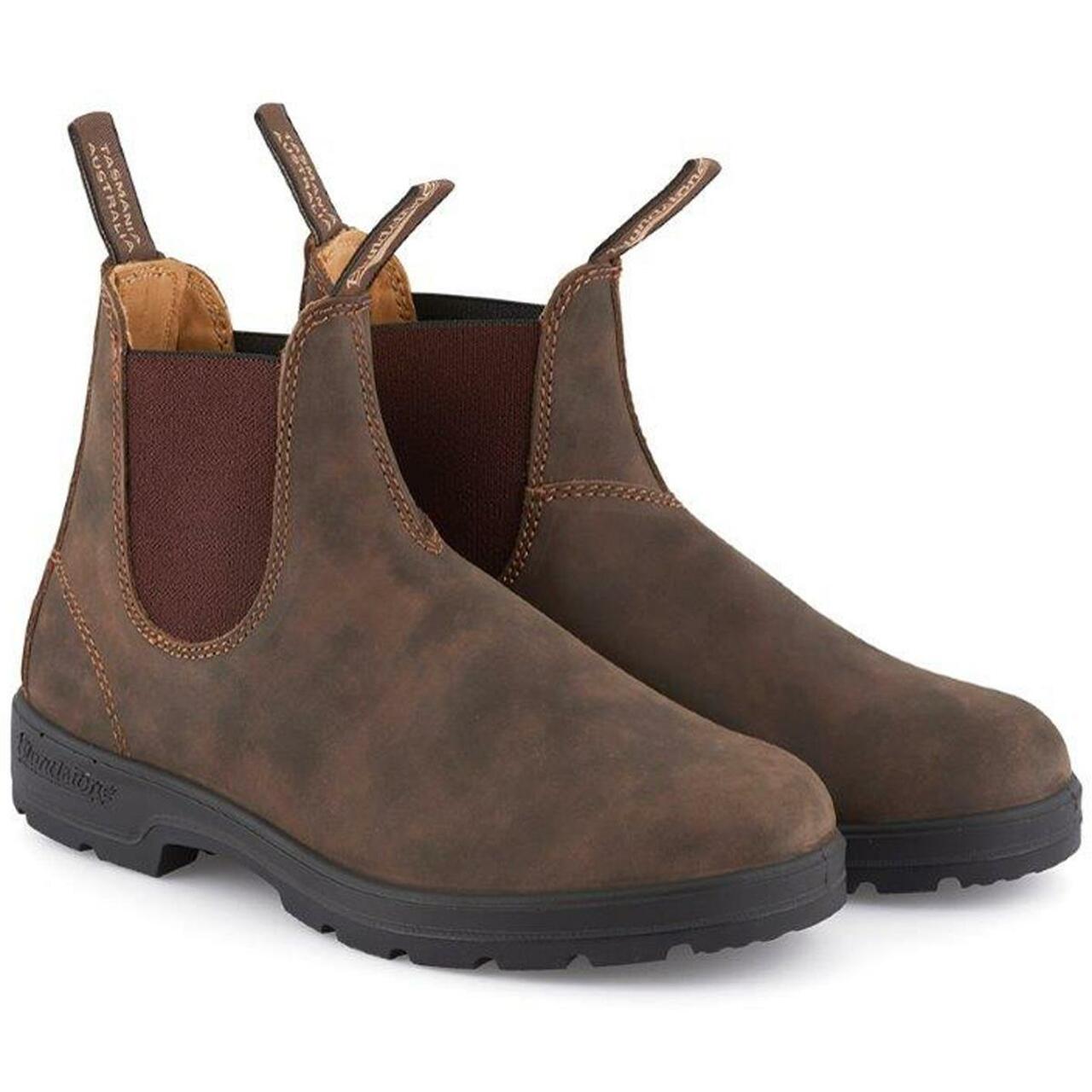 Blundstone 585 Classic Chelsea Boots - Rustic Brown