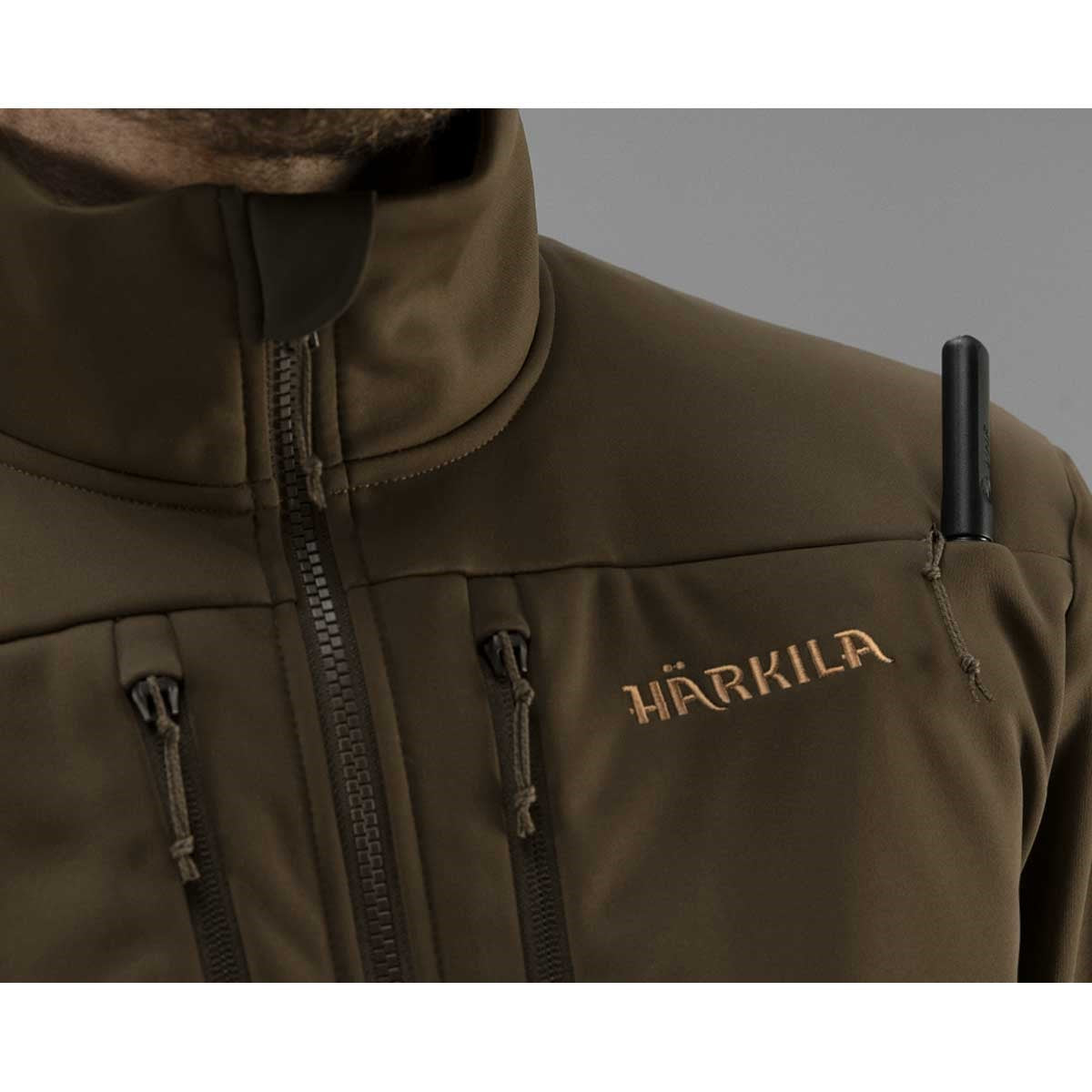 Harkila Mountain Hunter Pro WSP Fleece Jacket - Hunting Green/Shadow Brown