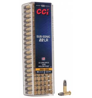 CCI .22LR Subsonic Hollow Point