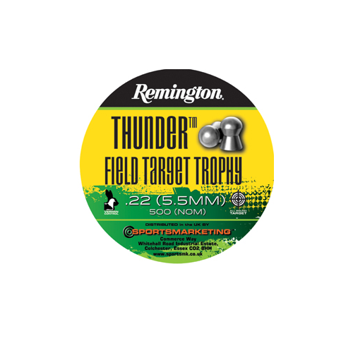 Remington Thunder Field Target Trophy .22 Pellets - 500 Pieces