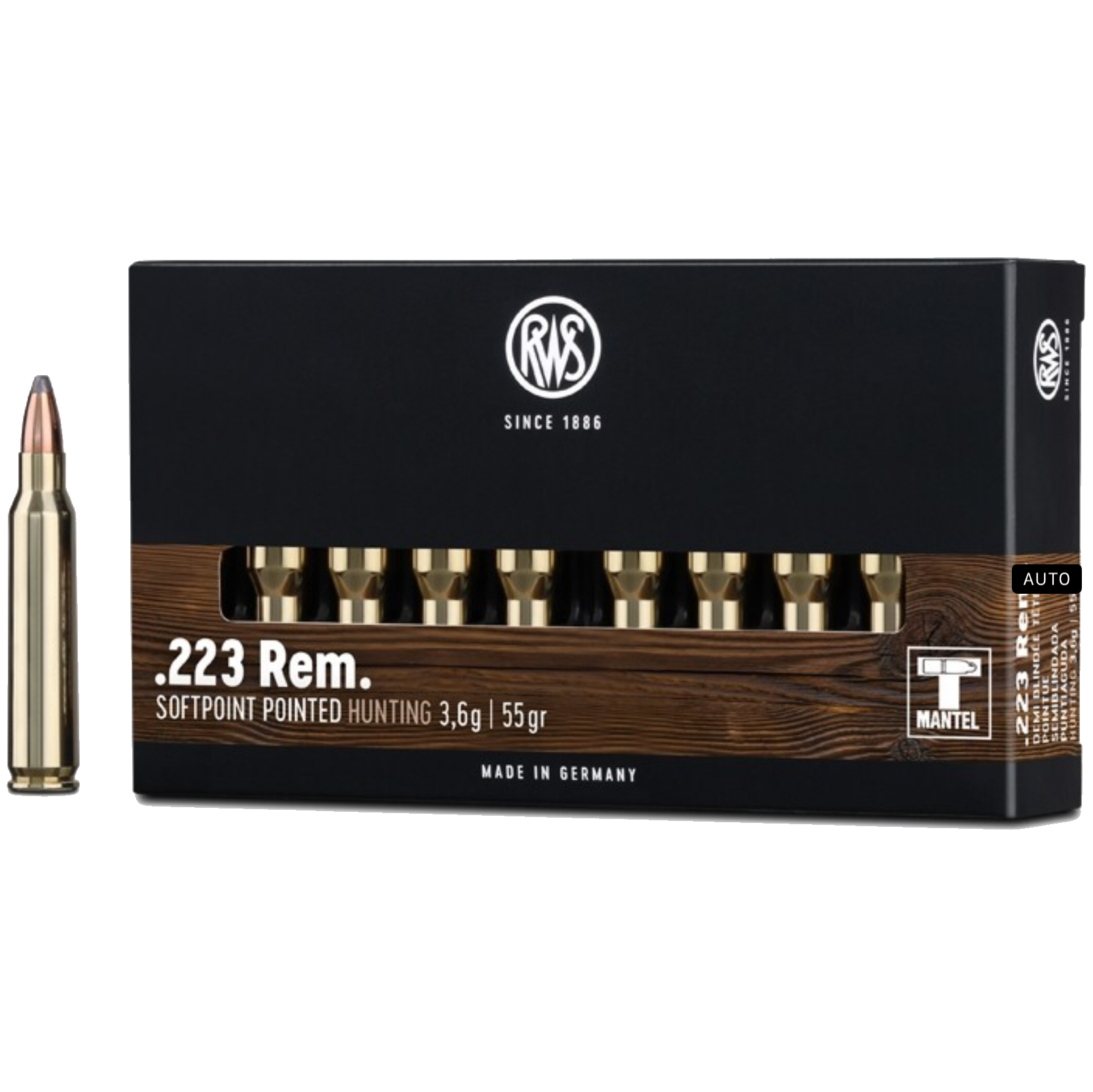 RWS 223 Rem Jacketed Soft Point Bullets